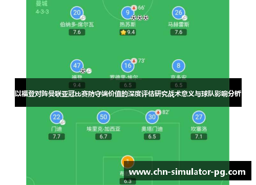 以福登对阵曼联亚冠比赛防守端价值的深度评估研究战术意义与球队影响分析